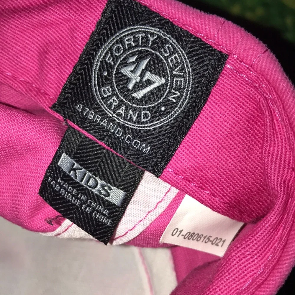 Colorado Rockies Kids Pink Floral Pattern Cap with CR Logo